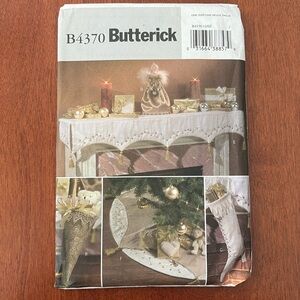 Butterick B4370 Victorian Christmas Decorating Sewing Pattern - NEW - Uncut